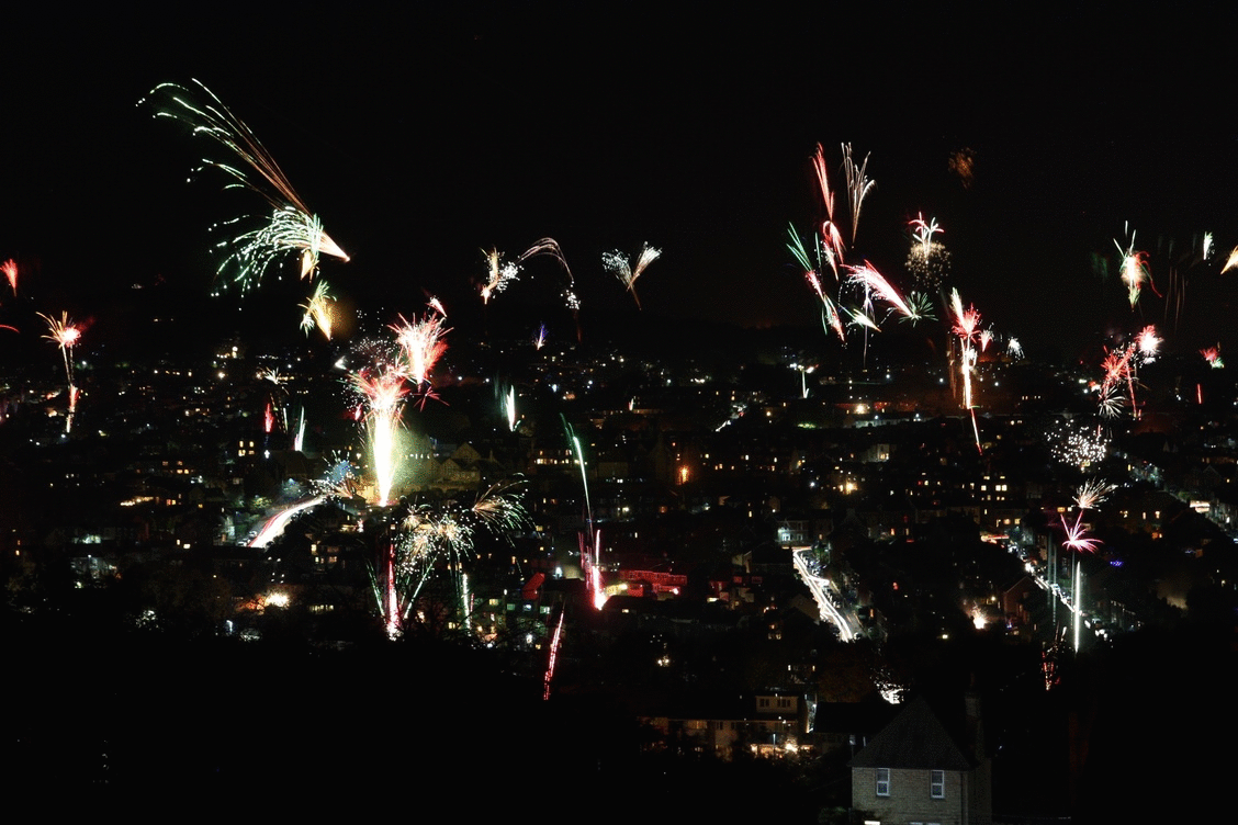 Fireworks over Hillsborogh